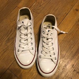 Converse white leather. great condition. worn once